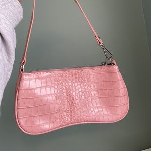 Baby pink Snakeskin purse